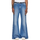 LU'U DAN Blue Denim Phat Jeans