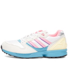 Adidas ZX 5020 Sneakers in Crystal White/Bliss Pink/Silver