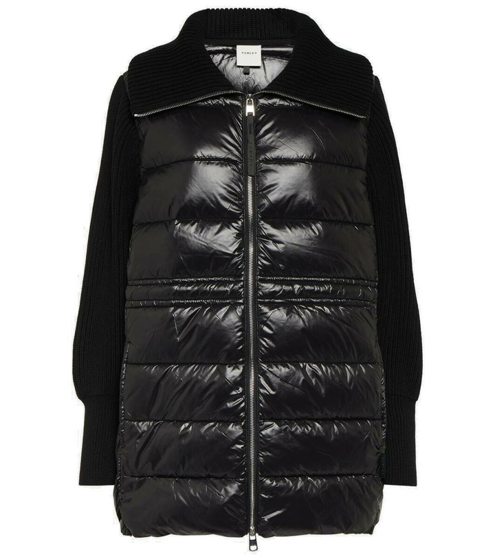 Photo: Varley Arlen quilted knitted jacket
