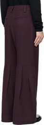 pet-tree-kor Purple Resonance Pleat Trousers