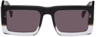 Marcelo Burlon County of Milan Black & Transparent RETROSUPERFUTURE Edition Templo Sunglasses