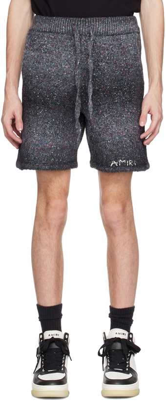 Photo: AMIRI Black Space Dye Shorts