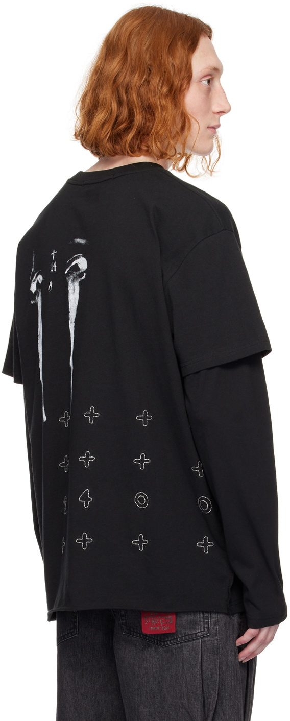 Ksubi Black Trippie Redd Edition Long Sleeve T-Shirt Ksubi