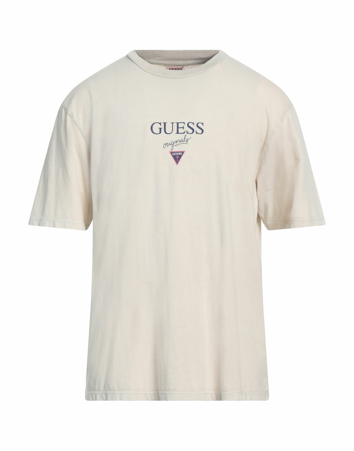 Guess Mens T-shirt in Beige