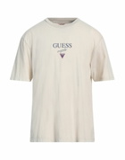 Guess Mens T-shirt in Beige