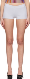 Serapis Gray Monogram Shorts