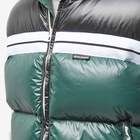 Palm Angels Men's Track Puffer Gilet in Green/Black