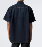 Balenciaga Logo denim shirt
