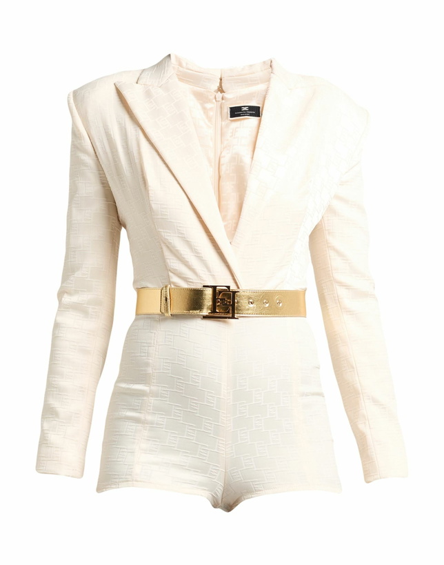 Photo: Elisabetta Franchi Womens Playsuit Cream