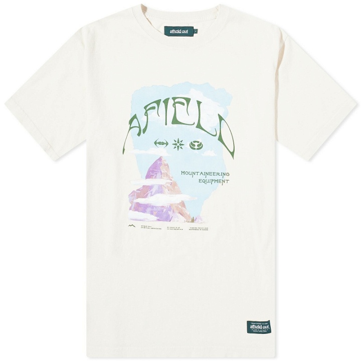 Photo: Afield Out Men's Elevation T-Shirt in Bone