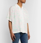 Loewe - Camp-Collar Floral-Print Woven Shirt - Pink
