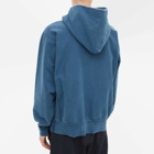 Maison Margiela Men's Name Tag Hoody in Washed Blue