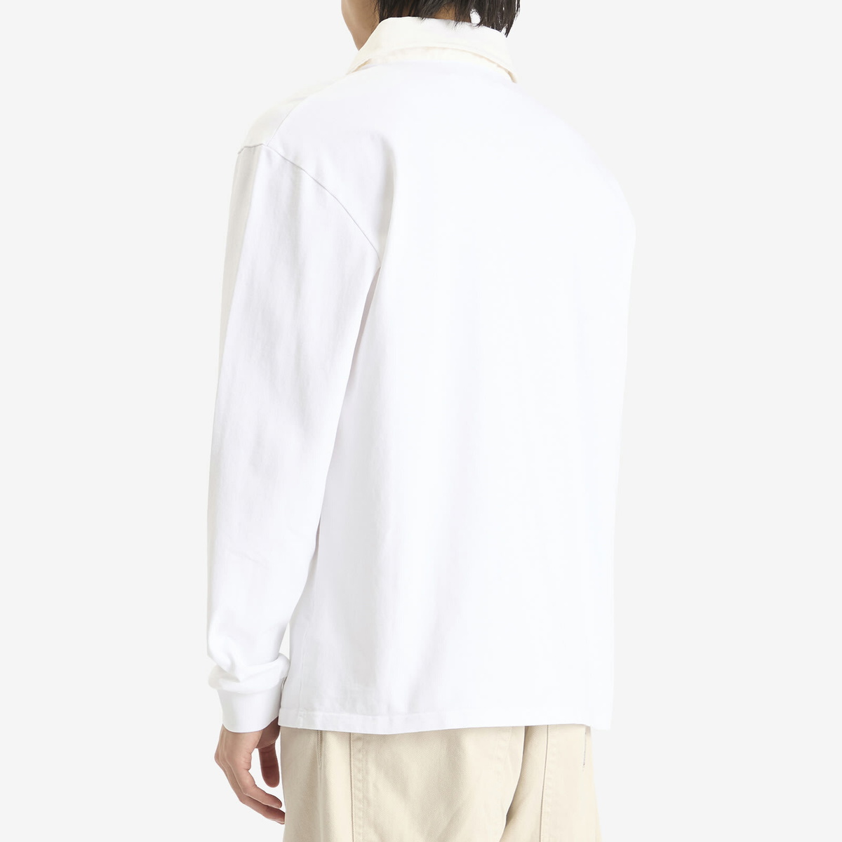 Palmes Men's Garden Rugby Shirt in White