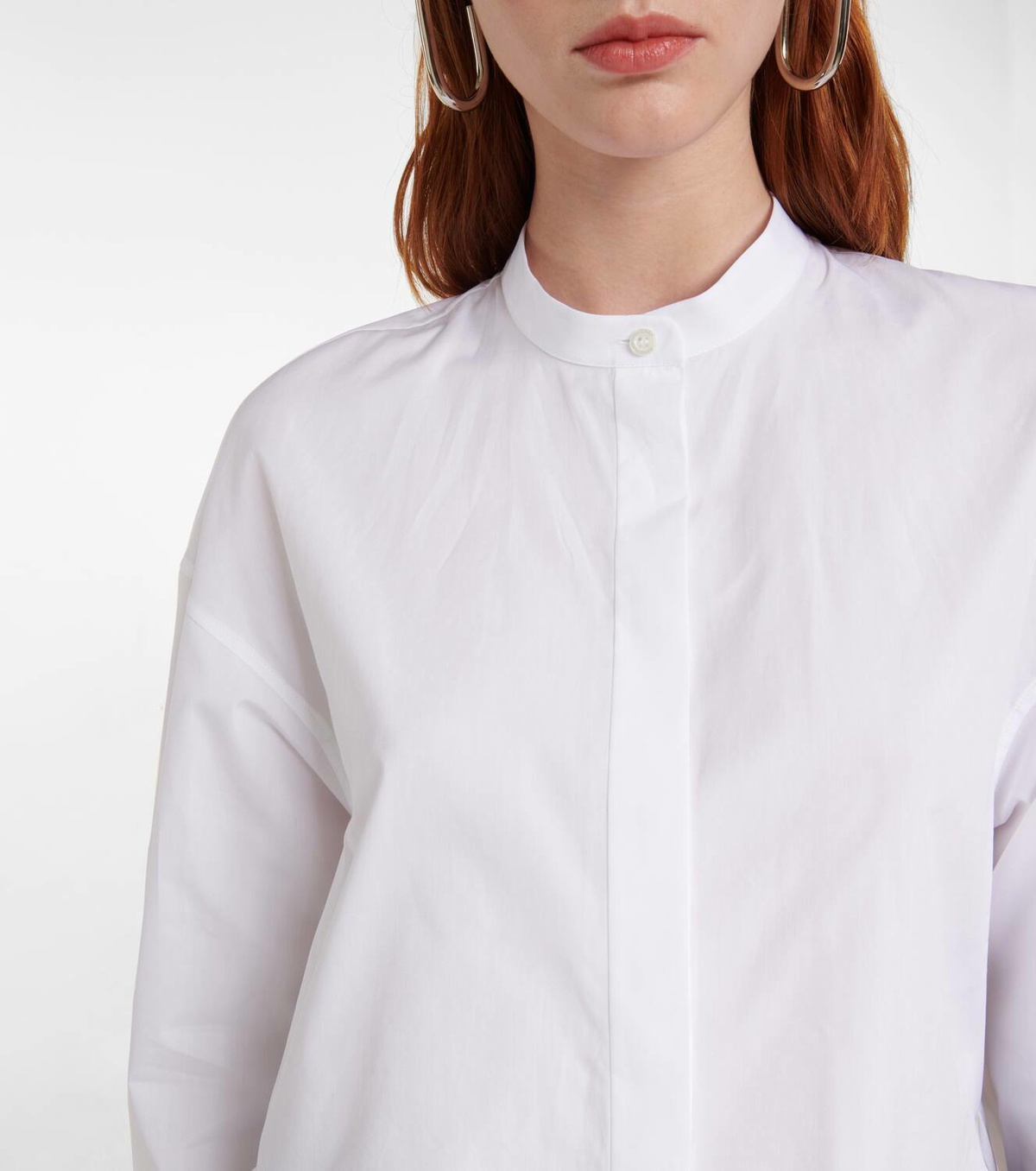 Alexander McQueen Asymmetric cotton shirt Alexander McQueen