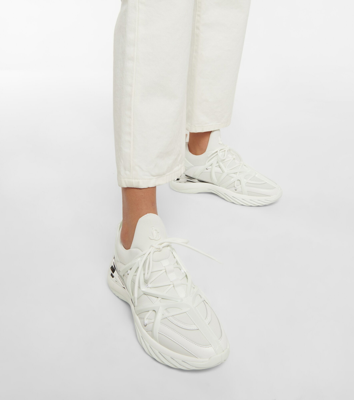 ジミーチュウ Cosmos スニーカー Jimmy Choo sneakers Jimmy Choo Cosmos low-top Sneakers | White | FARFETCH