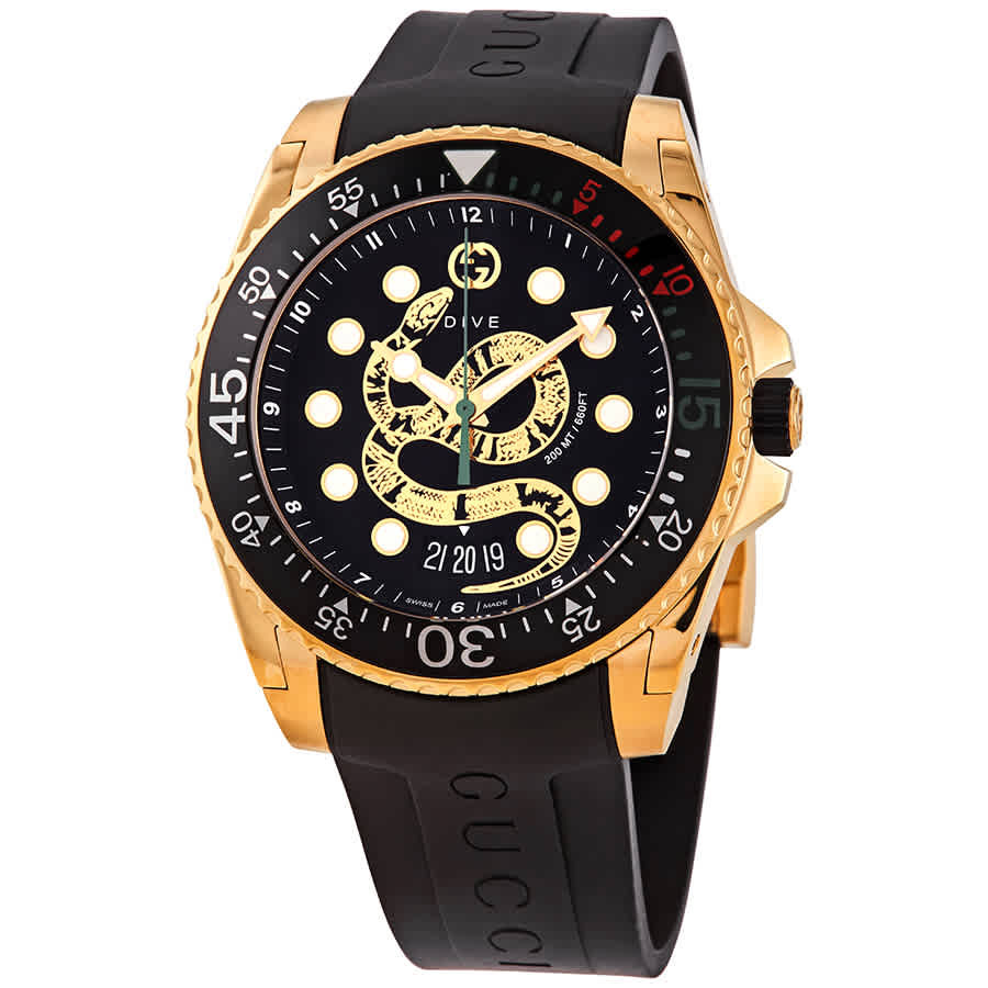 Gucci - G-Timeless Snake-Dial 38mm Stainless Steel Watch