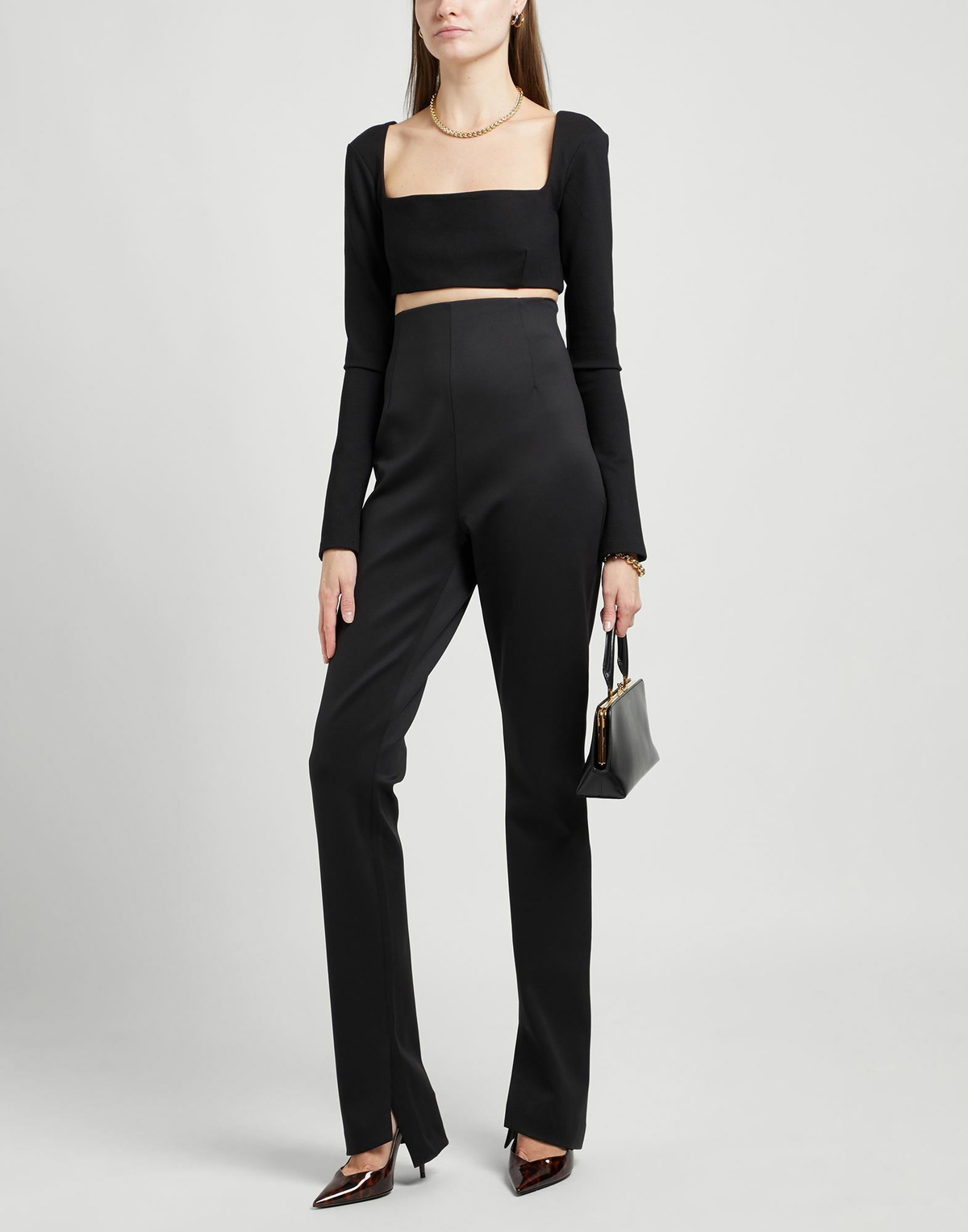 Róhe Womens Pants in Black