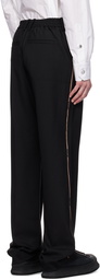 Helmut Lang Black Pleated Trousers