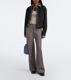 Acne Studios Layered cotton twill jacket