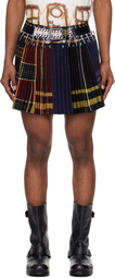 Chopova Lowena Multicolor Bulgarian Apron Mini Carabiner Skirt