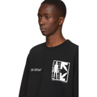 Off-White Black Half Arrows Man Sweatshirt