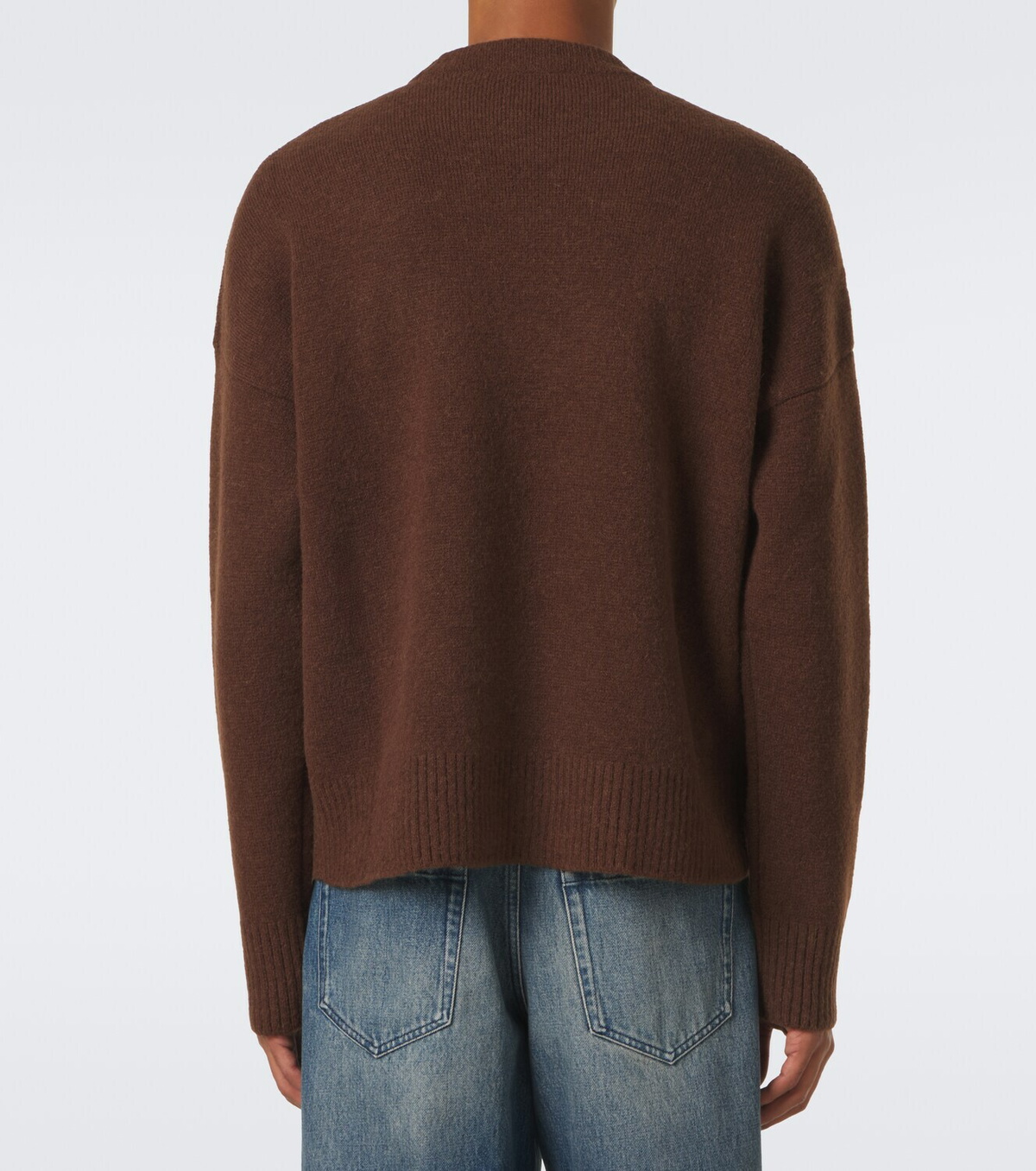Ami Paris Ami de Coeur alpaca and wool-blend sweater