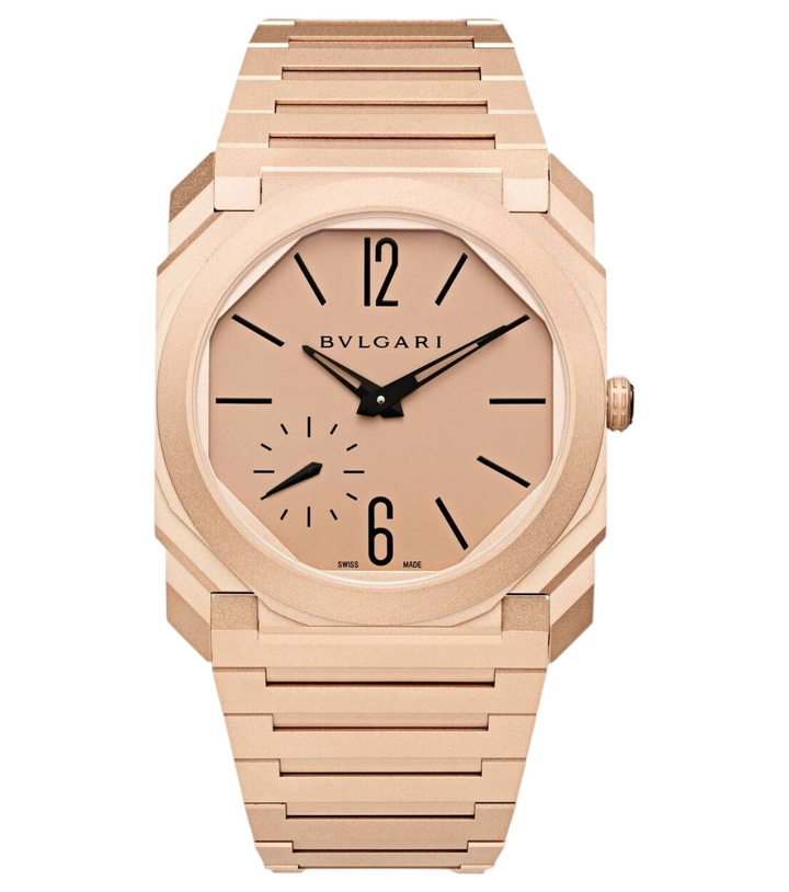 Photo: Bvlgari Octo Finissimo 18kt rose gold watch