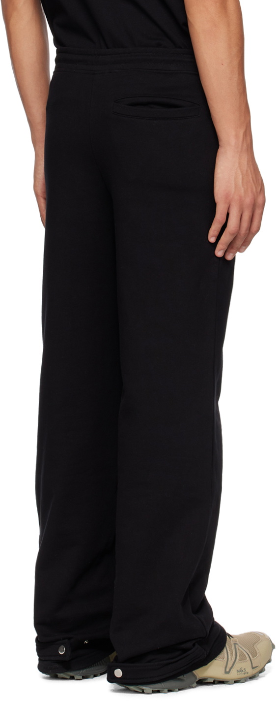 SPENCER BADU Black Wide Leg Lounge Pants