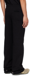 SPENCER BADU Black Wide Leg Lounge Pants