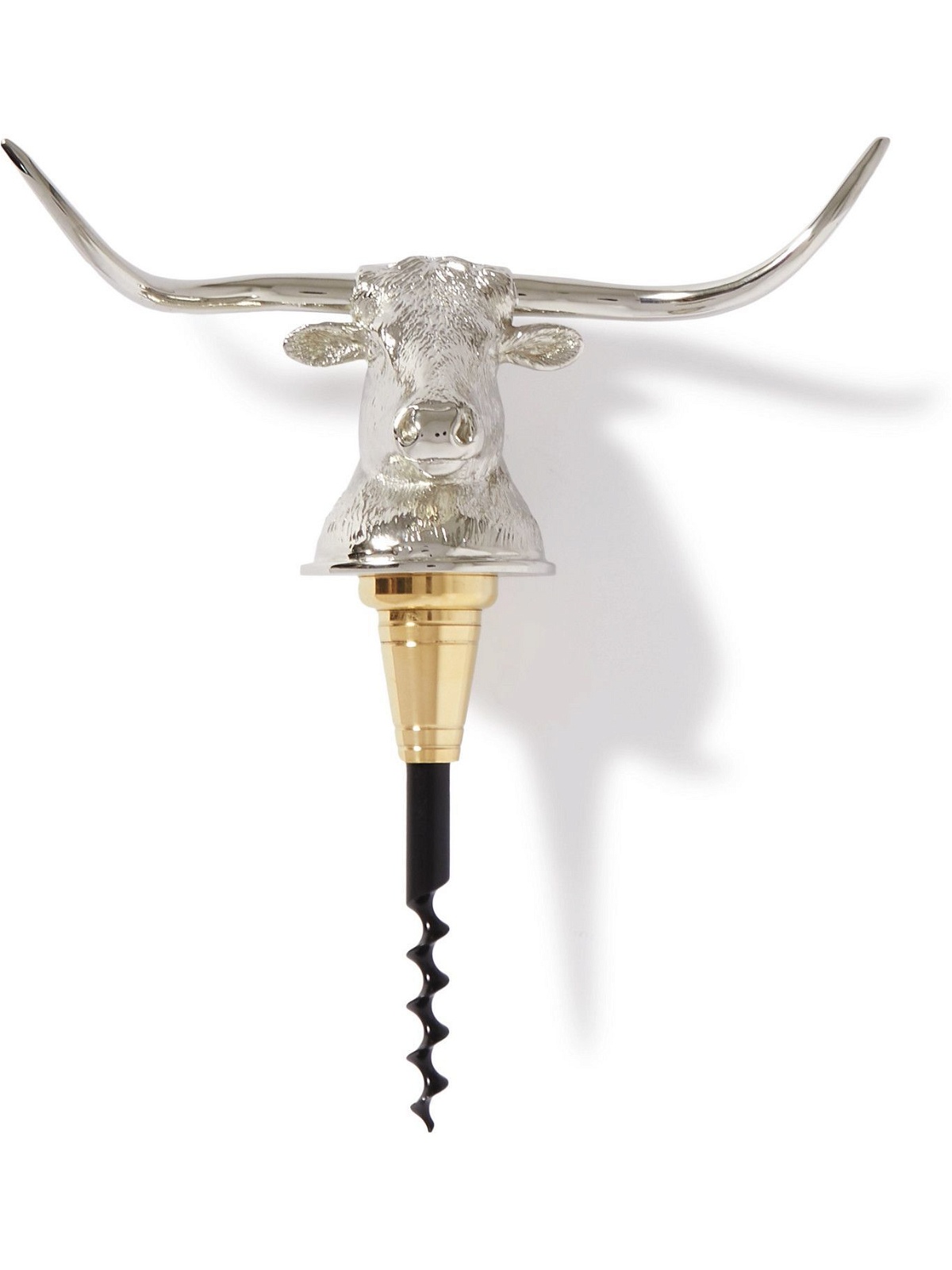 Photo: DEAKIN & FRANCIS - Longhorn Sterling Silver, Gold-Plated and Resin Corkscrew