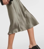 Nili Lotan Eglantine halterneck silk midi dress