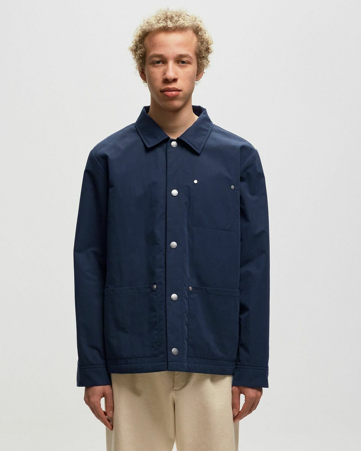 A.P.C. Blouson Doyle Blue Overshirts A.P.C.