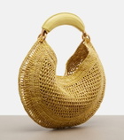 Chloé Summer Banana raffia shoulder bag