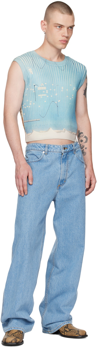 Eckhaus Latta Multicolor Ribboned Vest
