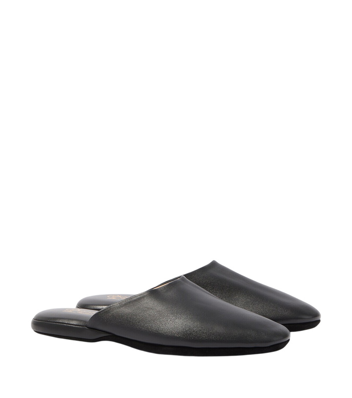 Photo: Charvet Leather slippers