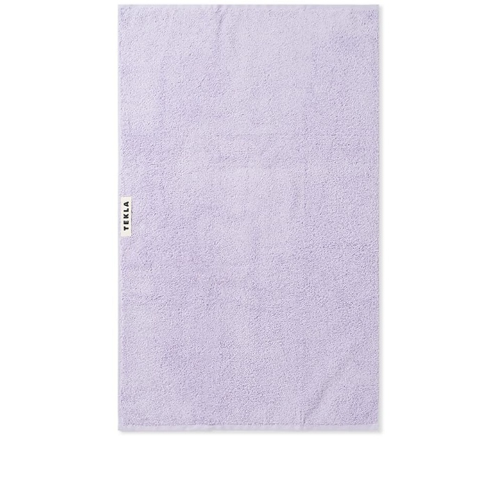 Photo: Tekla Fabrics Organic Terry Hand Towel in Lavender