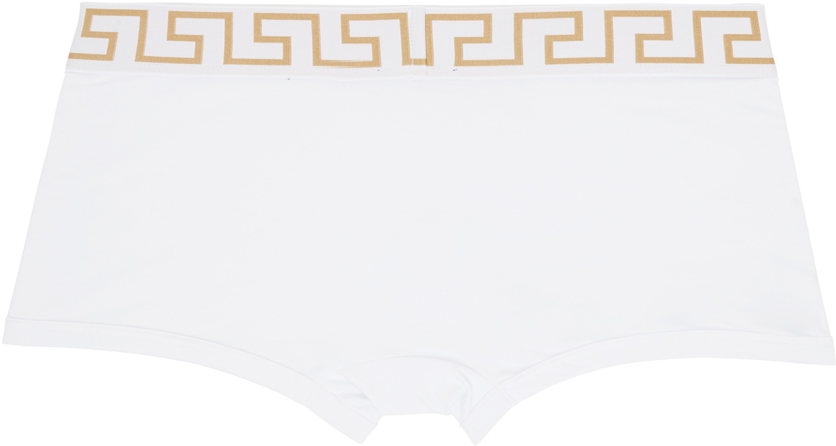 Versace Underwear Three-Pack Multicolor Greca Border Boxer Briefs