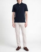 Fedeli Mens Polo shirt Midnight in Blue