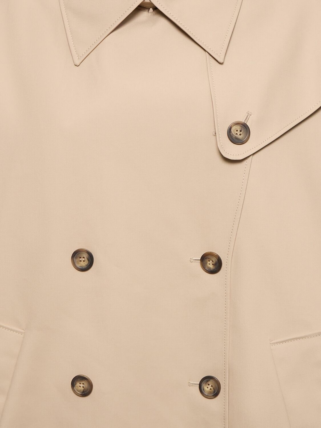 MAX MARA - Pernice 3/4 Sleeves Cotton Cape Max Mara