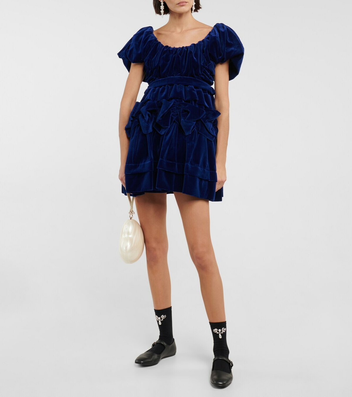 SIMONE ROCHA - Puff Sleeve Mini Dress