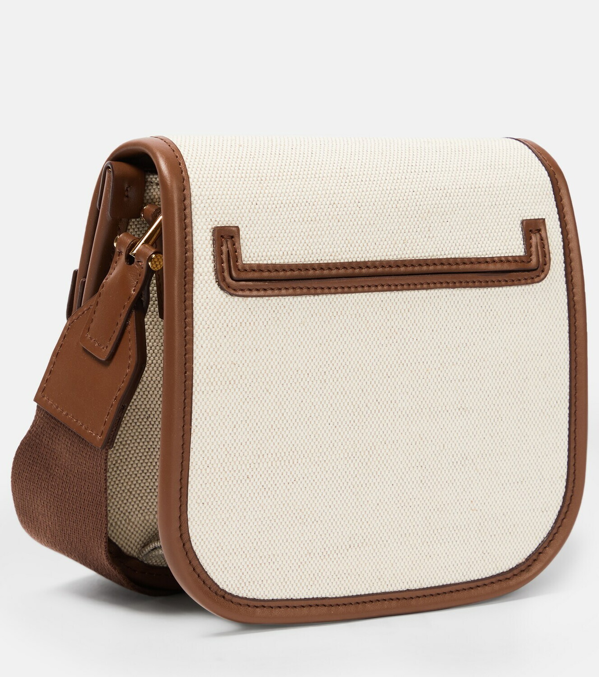 Tom Ford - Tara Mini leather-trimmed crossbody bag TOM FORD