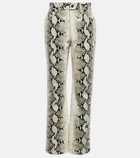 Khaite Danielle snake-print pants