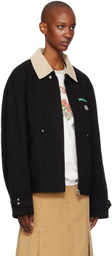 Kijun Black Logo Work Jacket