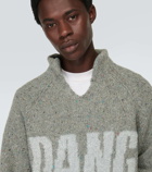 ERL Intarsia wool-blend sweater