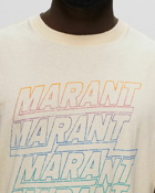 Marant Hugo Tee Beige - Mens - Shortsleeves