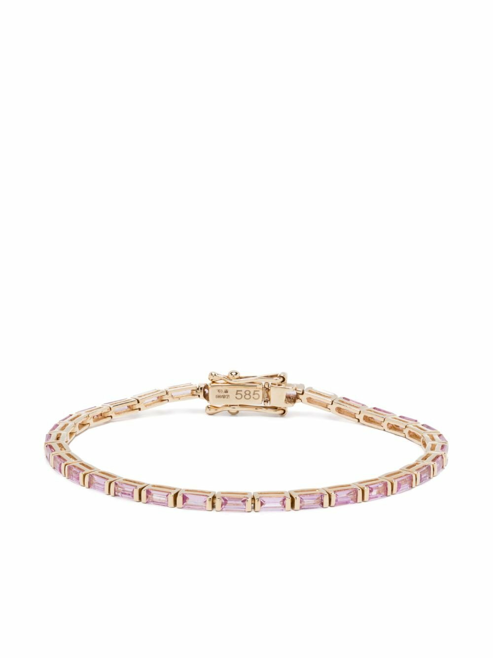 Kolours 14K Yellow Gold Sapphire Bracelet