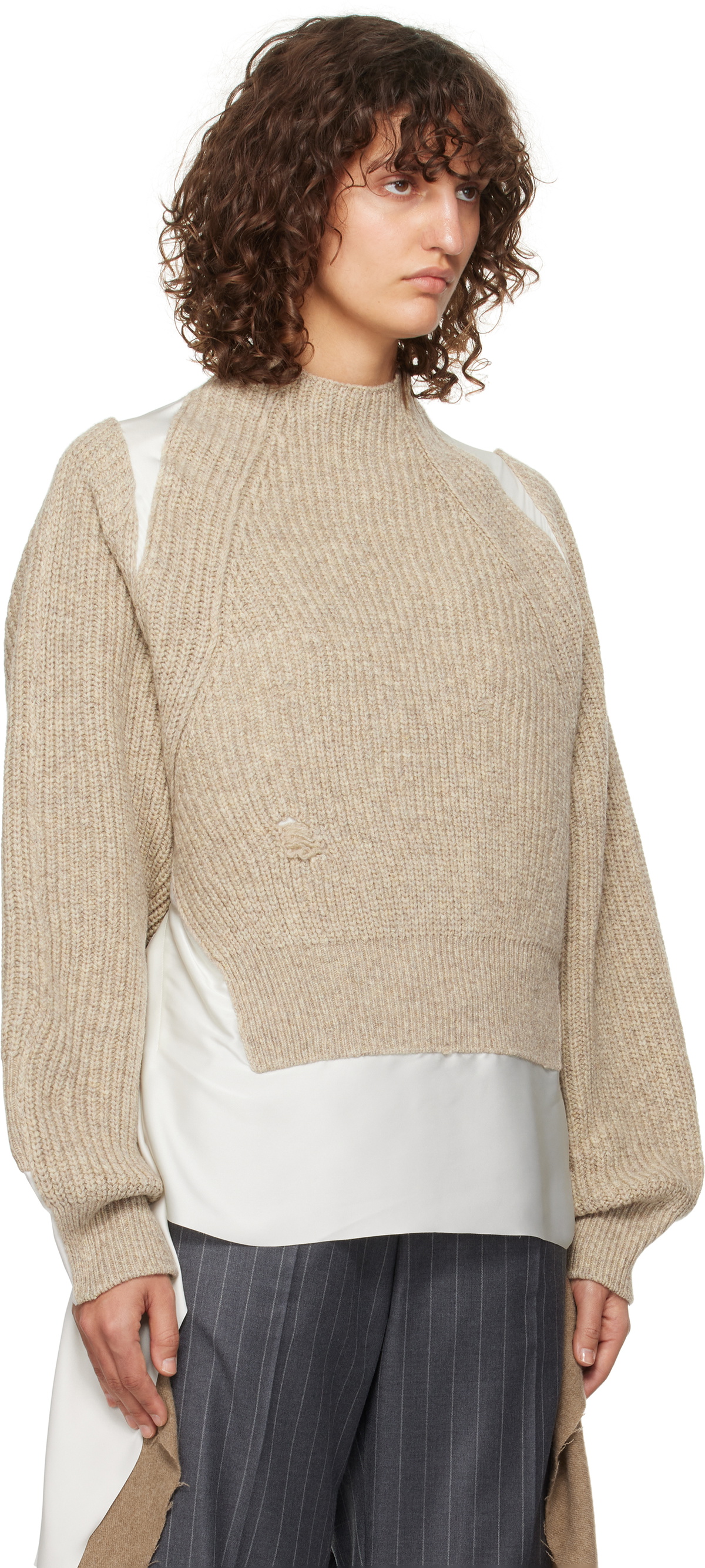 UNDERCOVER Beige UC2D1901 Sweater