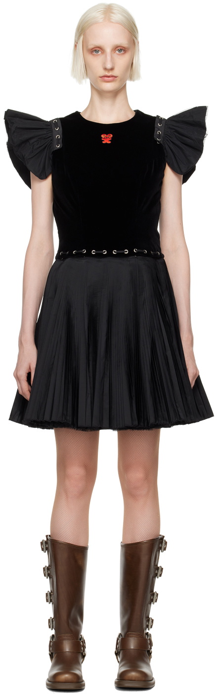 Chopova Lowena Black Moxie Mini Dress