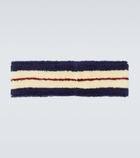 Saint Laurent - Logo cotton-blend terry headband