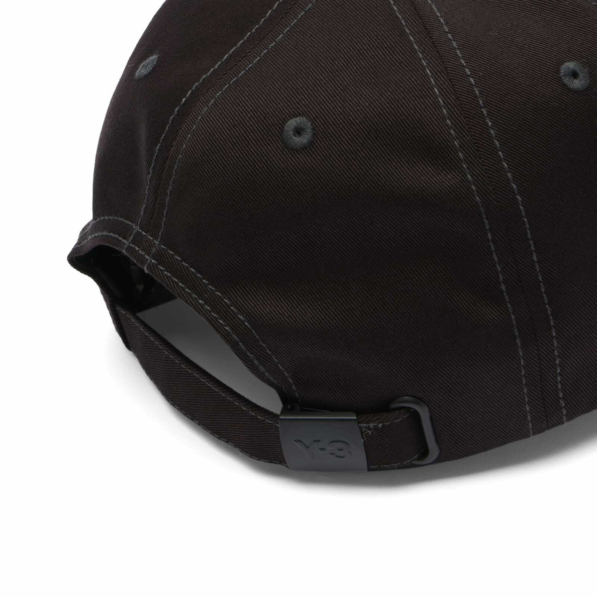Y-3 Men's Dad Cap in Black/Scarle 